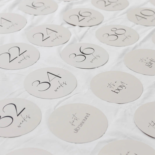 Pregnancy milestone disks