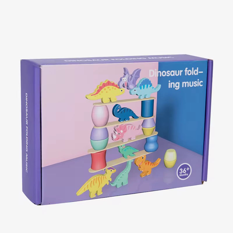 Dinosaur stacking puzzle