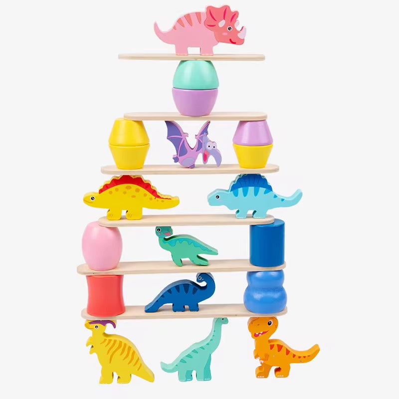 Dinosaur stacking puzzle