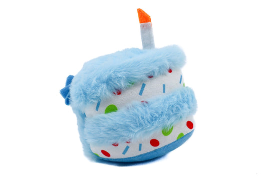 Birthday cake squeaky toy