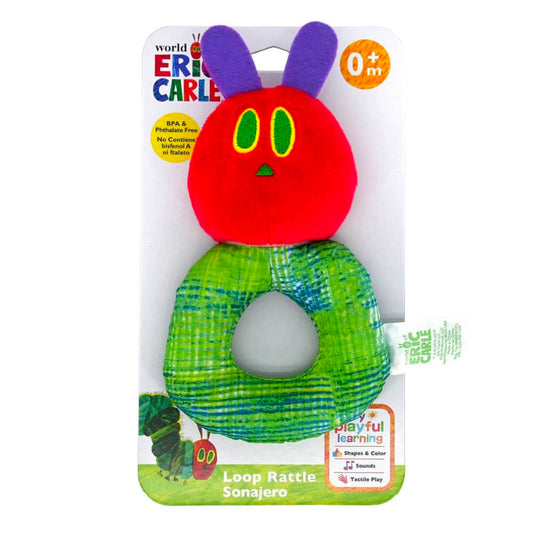 THE VERY HUNGRY CATERPILLAR FABRIC LOOP RATTLE