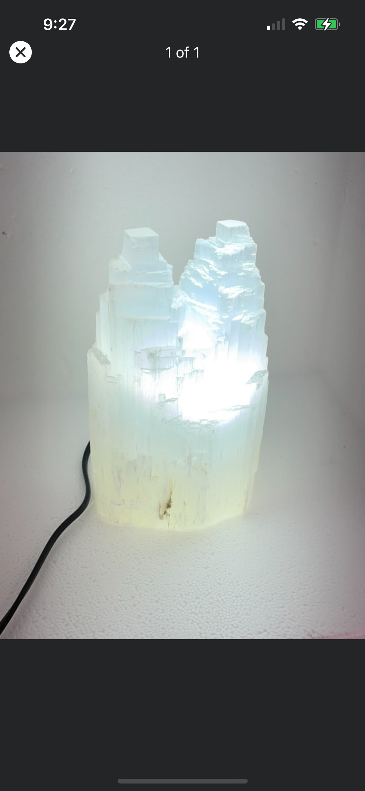 Twin Selenite Lamp