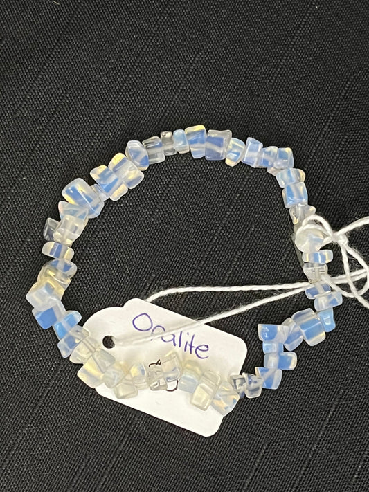 Opalite chip bracelet