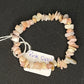 Pink opal chip bracelet