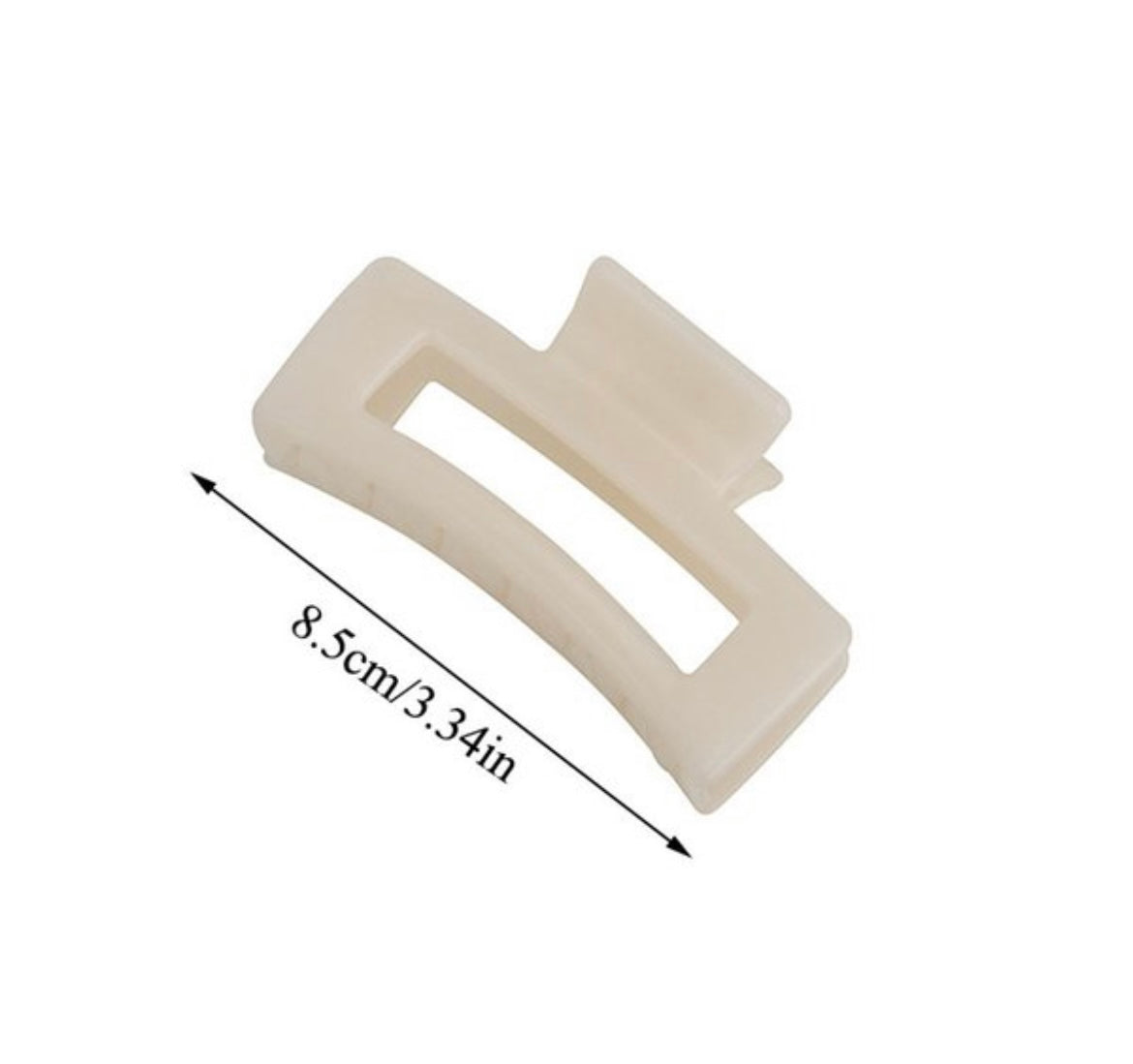 Rectangle claw clips