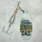 Fishing lure keychain