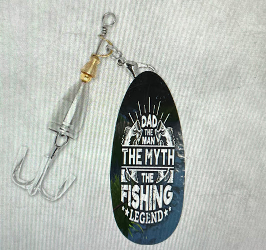 Fishing lure keychain