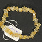 Citrine chip bracelet