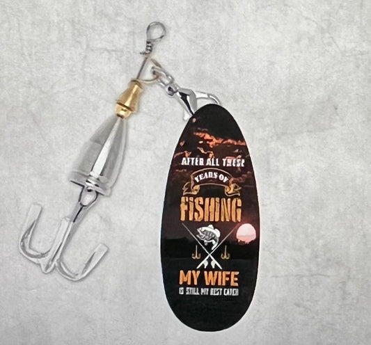 Fishing lure keychain