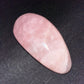 Rose quartz palm wand