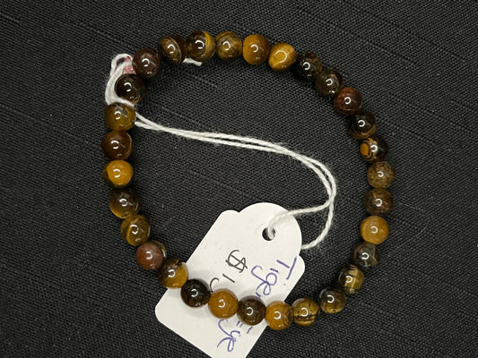 Tiger eye beaded bracelet